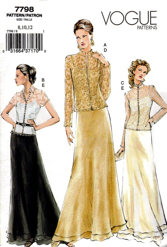 Formal skirt top top patterns
