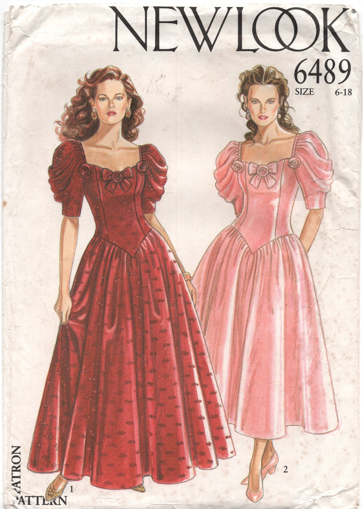 New Look 6489 Romantic Fit and Flare Prom/formal/evening Dress in Two  Lengths, Uncut, Factory Folded Sewing Pattern Multi Size 6-18 - Etsy
