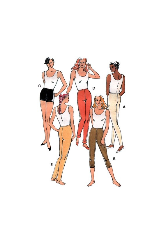 Kwik Sew 2303 Tight Fitting Leggings in Two Lengths and Shorts