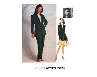 Vogue 1114 Carmelo Pomodoro Jacket, Skirt and Pants, Uncut, Factory Folded, Sewing Pattern Size 12-16