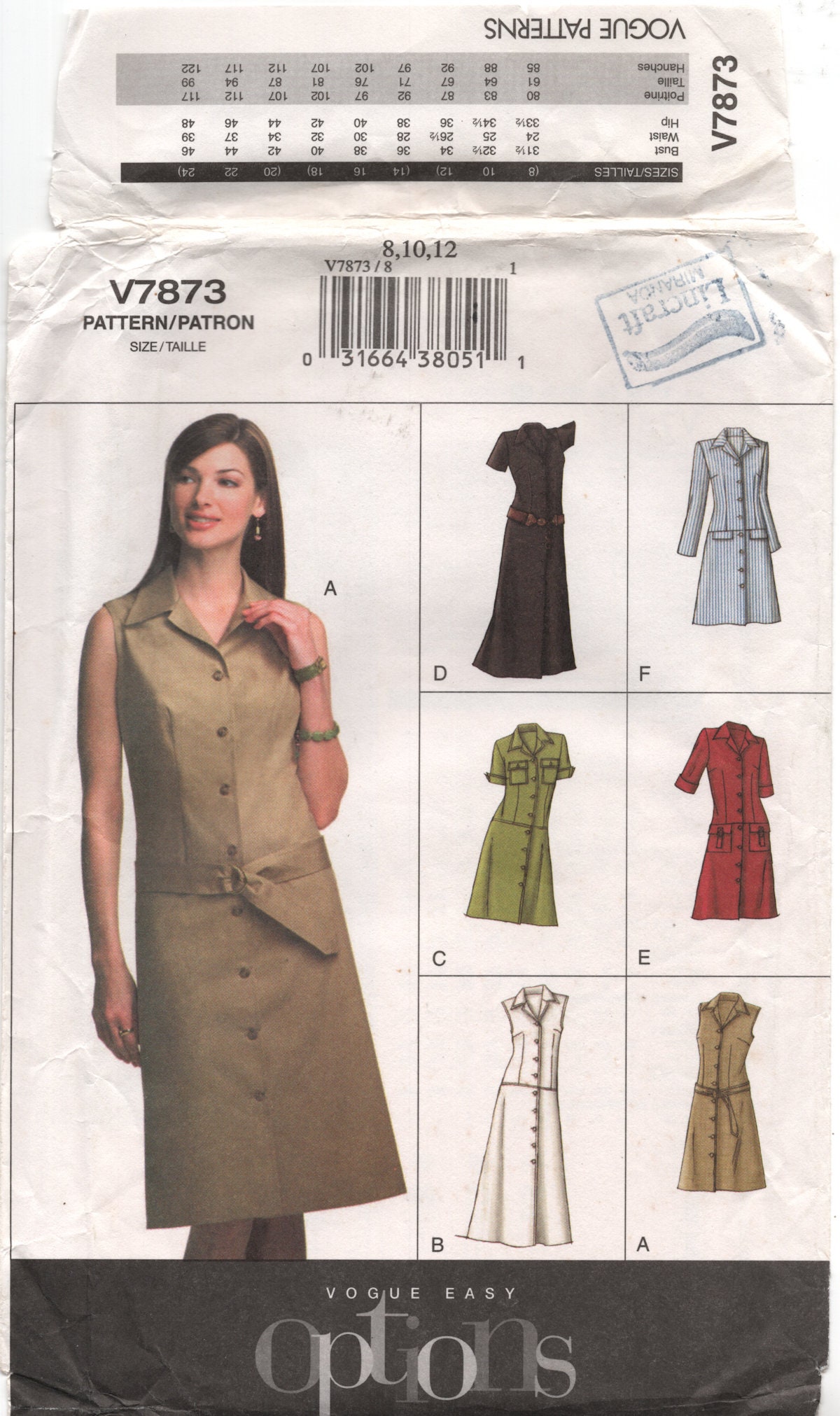 vogue drop waist dress pattern Vogue 9312 Makes a Misses' Slimming Drop Waist Dress with Long or Short Sleeves, Sizes 8 and 10