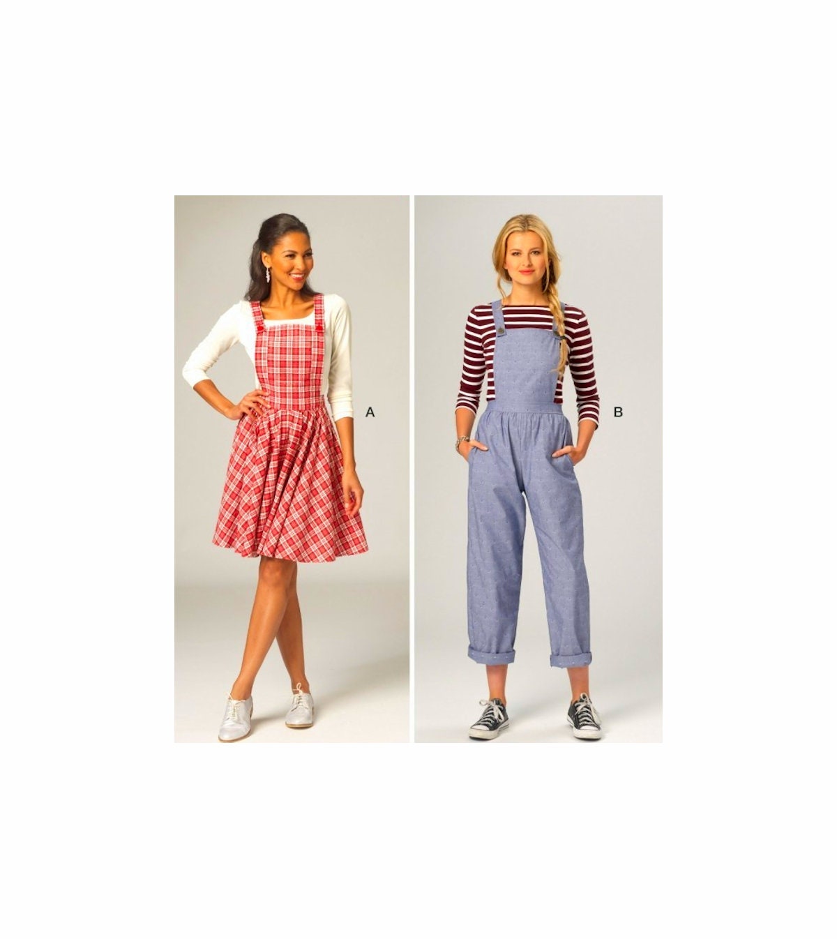 Kwik Sew 4138 Jumper and Jumpsuit With Crossover Back Straps