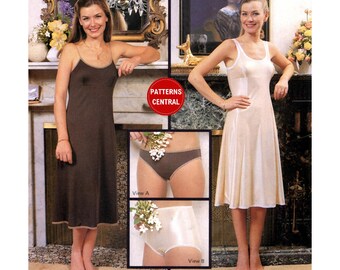 Knitwit 5100 Underwear: Petticoats with Bikini or Full Brief Panties, Uncut, Factory Folded, Sewing Pattern Multi Plus Size 6-22