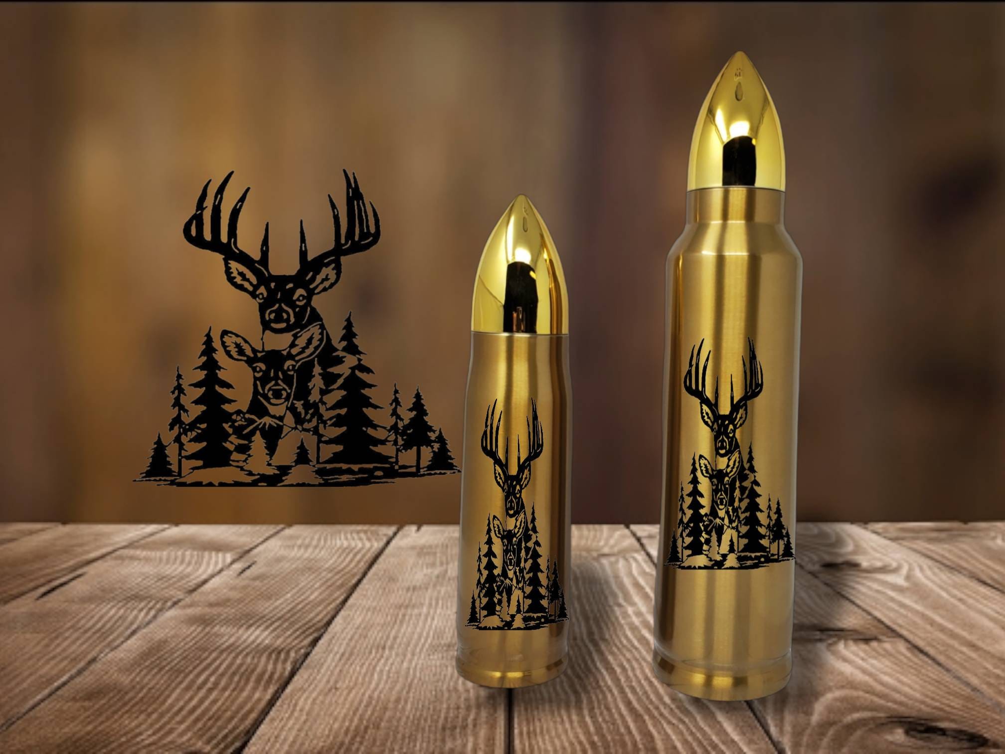 Bullet Thermos Coffee Mug Military Hunting Flask Novelty