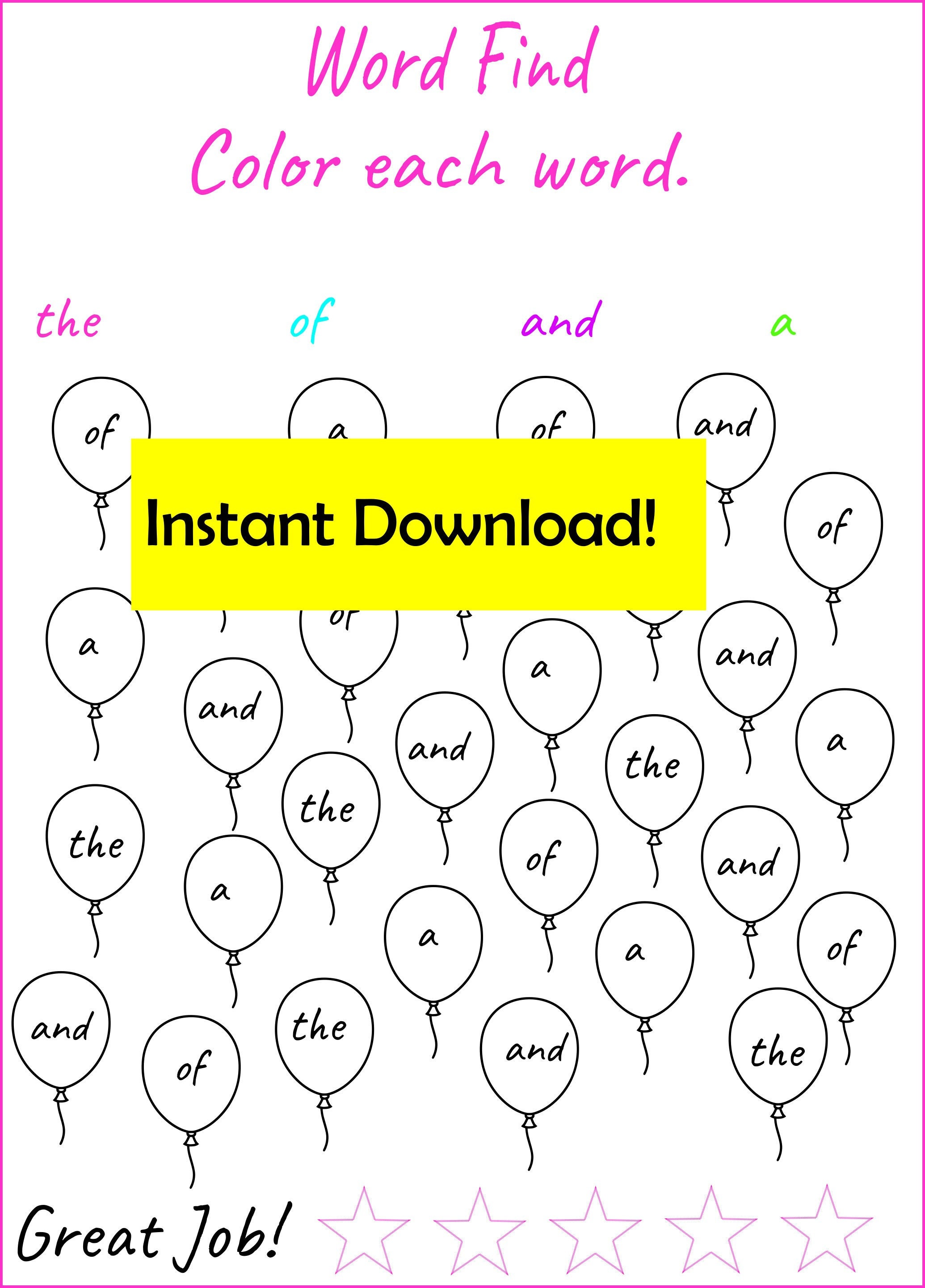 Dyslexia Worksheets - Etsy