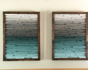 wood wall art etsy