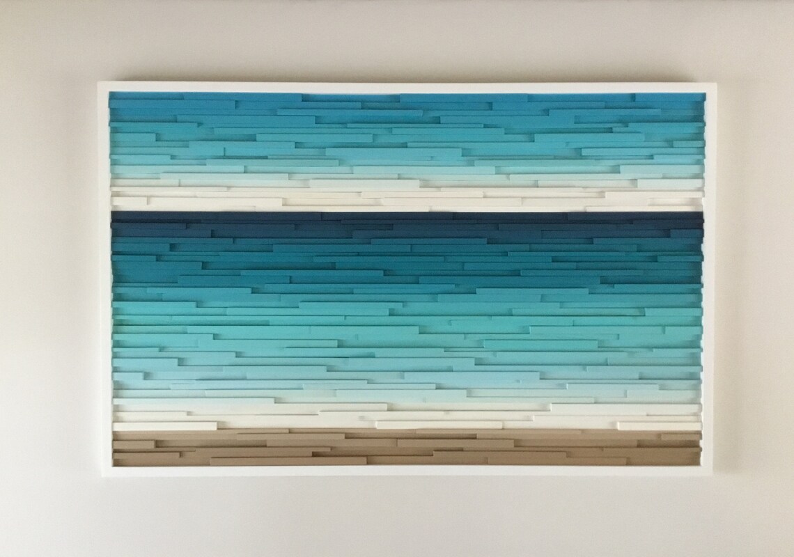 Transcending Color Works /ocean/wood Art Wood Wall Art Wood Etsy