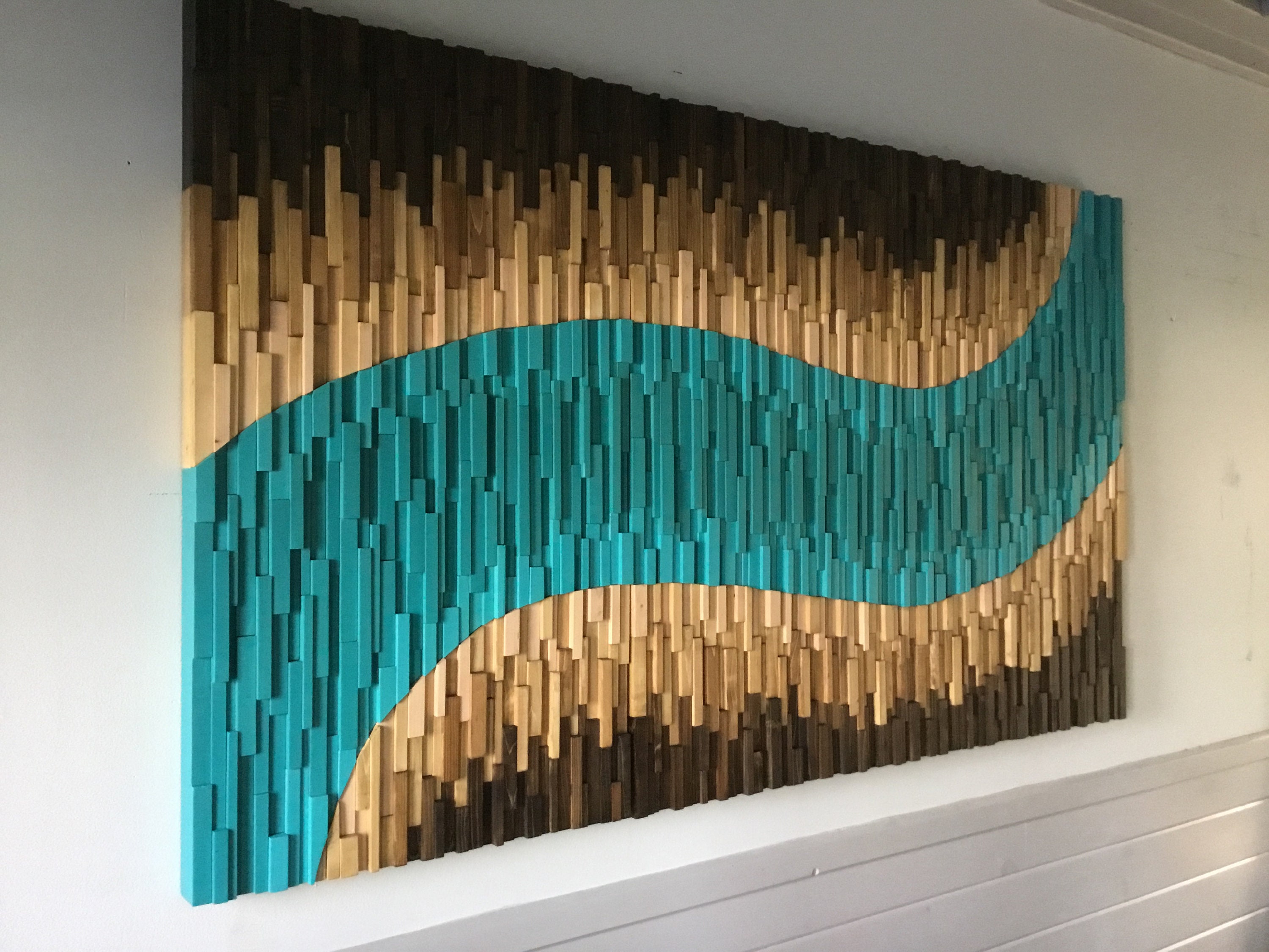 Wall Art Wood Wood Wall Art Large Wood Wall Art Modern Etsy