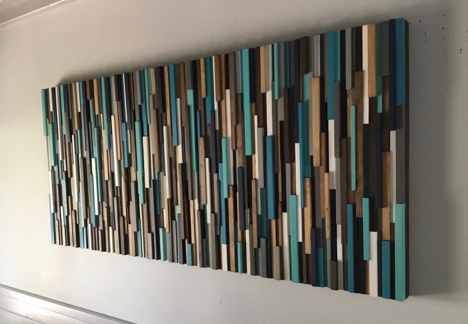 Modern Rustic Art Wood Wall Artreclaimed Wood Wall Artart Etsy