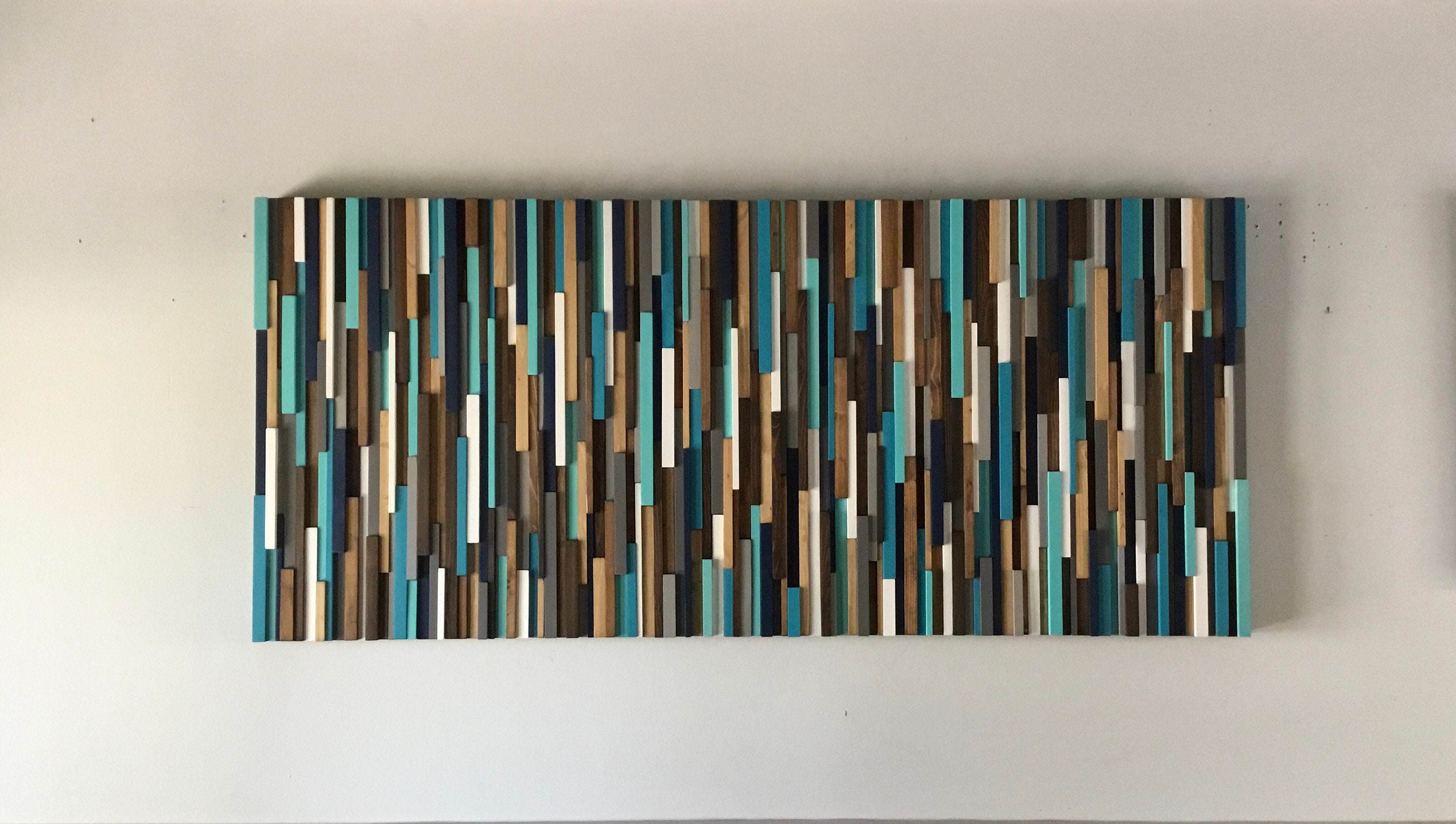 Modern Rustic Art Wood Wall Artreclaimed Wood Wall Artart Etsy