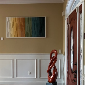 Wood wall art-modern wood art- wood wall sculpture- wall hanging- unique art-     Made to Order