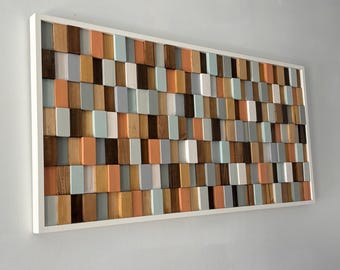 Coastal Organic Wood Art-Large Wall Decor-Handmade Wall art-Modern Art-