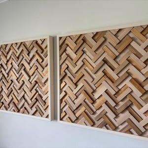 wood wall art- geometric wood art- modern wood art - modern organic- natural wood wall art- boho wall art- living room art