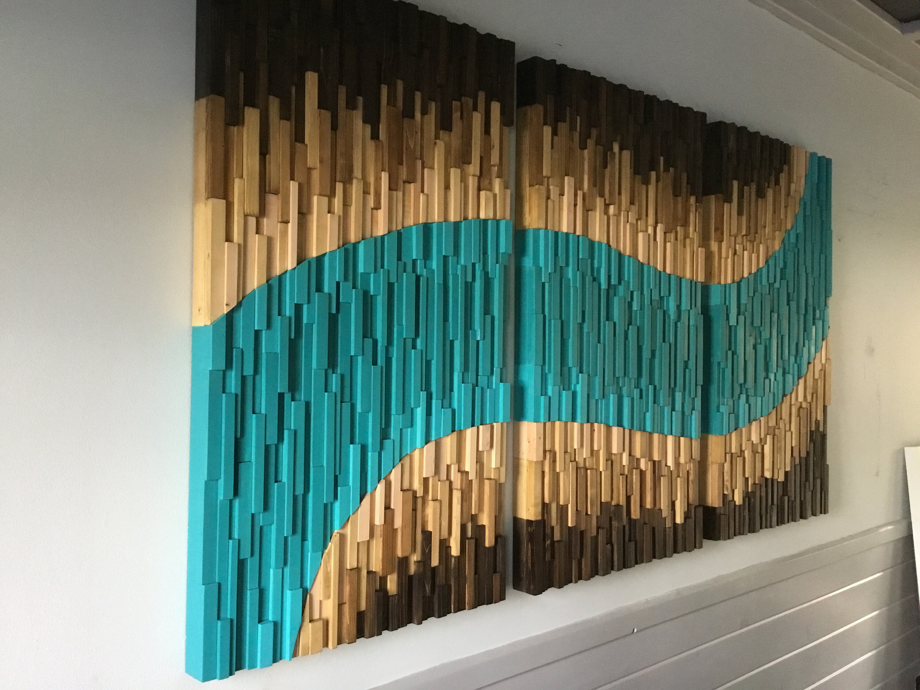 Wall Art Wood Wood Wall Art Large Wood Wall Art Modern Etsy