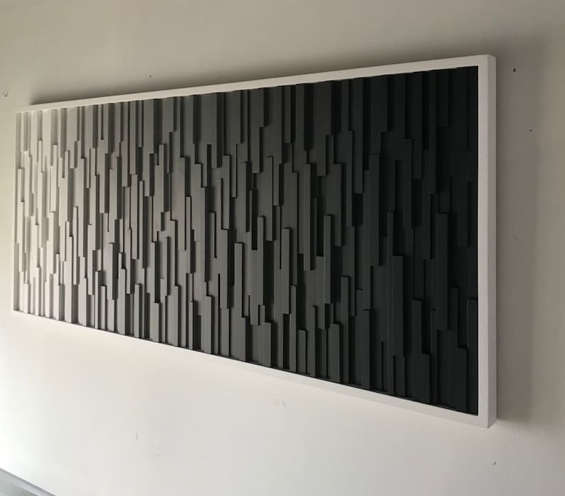 Wood Wall Art Wood Wall Art Black and White wood Wall Etsy