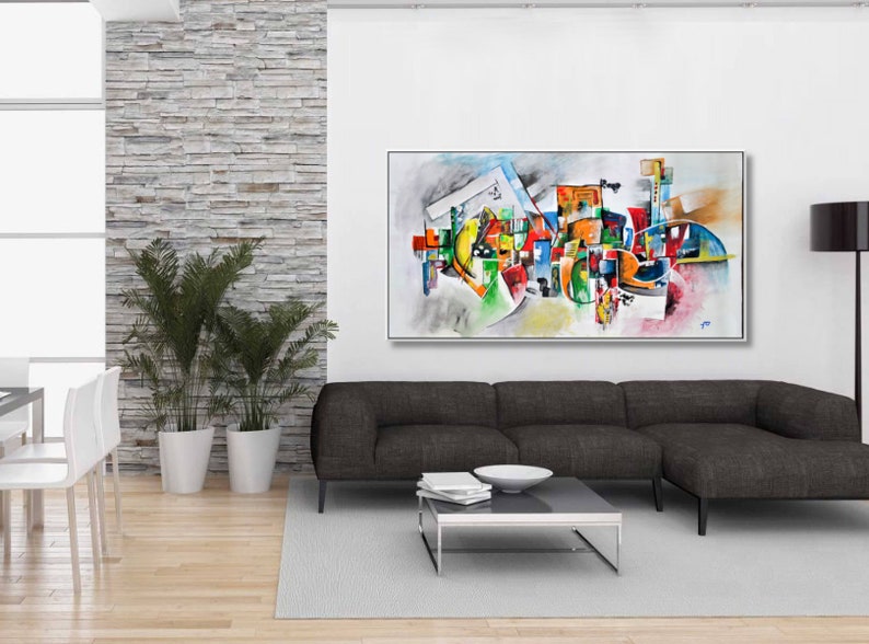 Abstract Painting ,original Abstract Decorative Art ,modern Painting Etsy