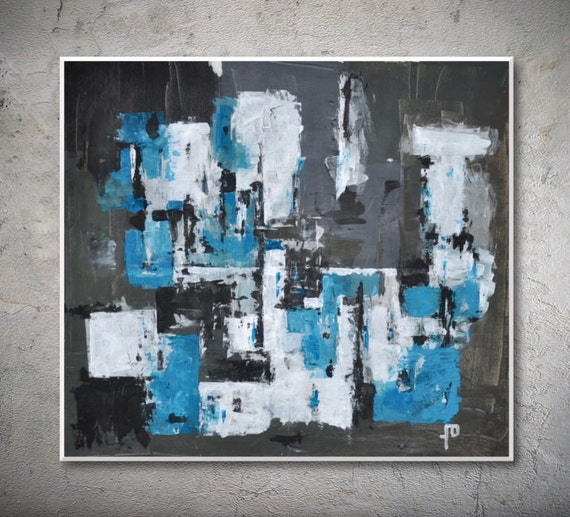 Large Palette Knife Painting on Canvas Contemporary Art Etsy