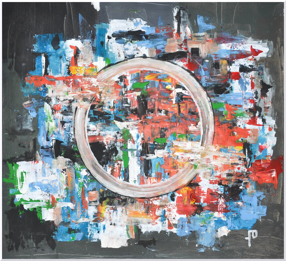 Large Palette Knife Painting on Canvas Contemporary Art Etsy