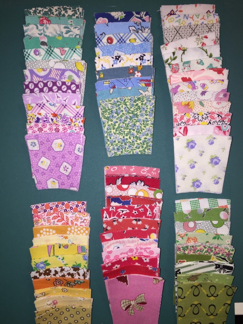 Double Wedding Ring Pre Cut Quilt Kit 1930s Reproduction Etsy