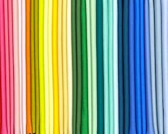 Kona Cotton Solids 40 Fat Quarters or Fat Eighths Fabric Bundle Robert Kaufman