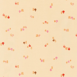 Tiny Mushroom Hidden Canyon par Wishwell Quilt Fabric Robert Kaufman Vanilla Blush #WEL-19808-352