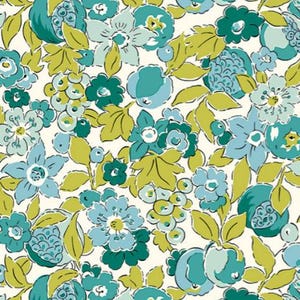 Liberty Tree of Life Canopy Greens Orchard Harvest #01667374A Tessuto di qualità per trapunta in cotone al 100%