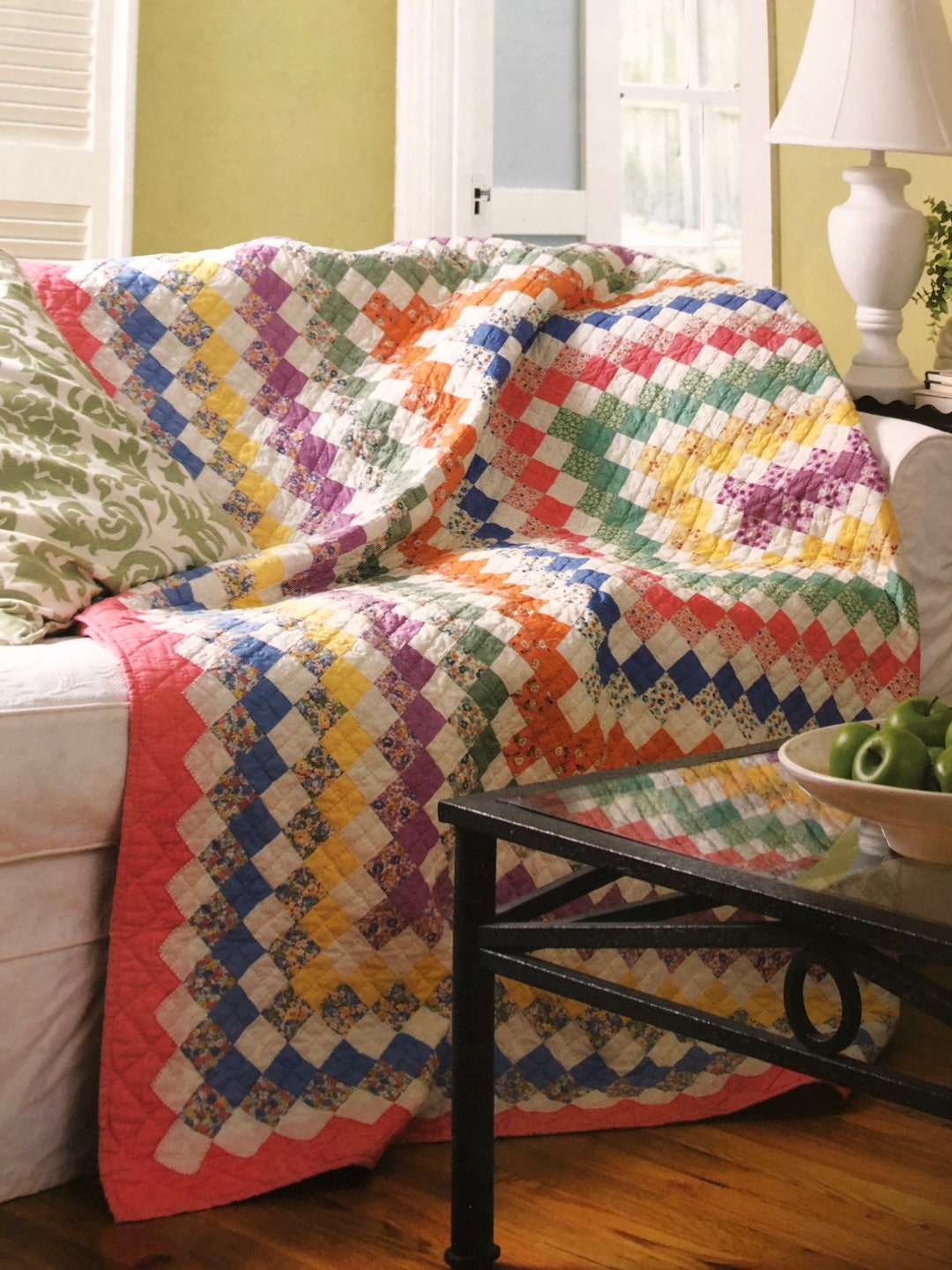 Quilt in a Box Trip Around the World Pre Cut Quilt Kit 1930s