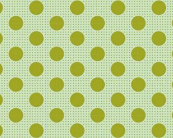 Tilda-Medium Dots Green Quilt Fabric from Tildas World by Tone Finnanger #TIL130011-V11