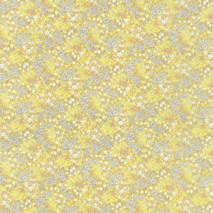 Sevenberry Flowers Yellow Petite Lawn Quilt Fabric Robert Kaufman 1930s Reproduction Vintage  #SB-850337-D12