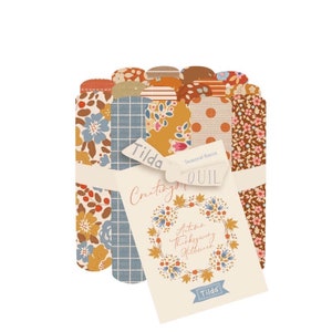 Tilda Creation Memories Herbst + Halloween + Thanksgiving Fat Eighth Bundle 16 Graf 11 “x 20” #TIL300216