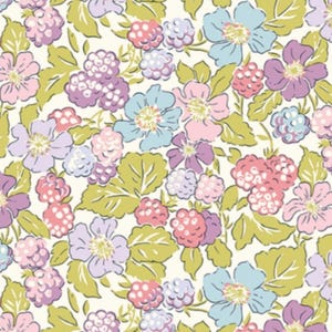 Liberty Postkarte aus den Highlands Raspbery von Liberty Fabrics #01667359A Qualität aus 100% Baumwolle, Quilt Shop