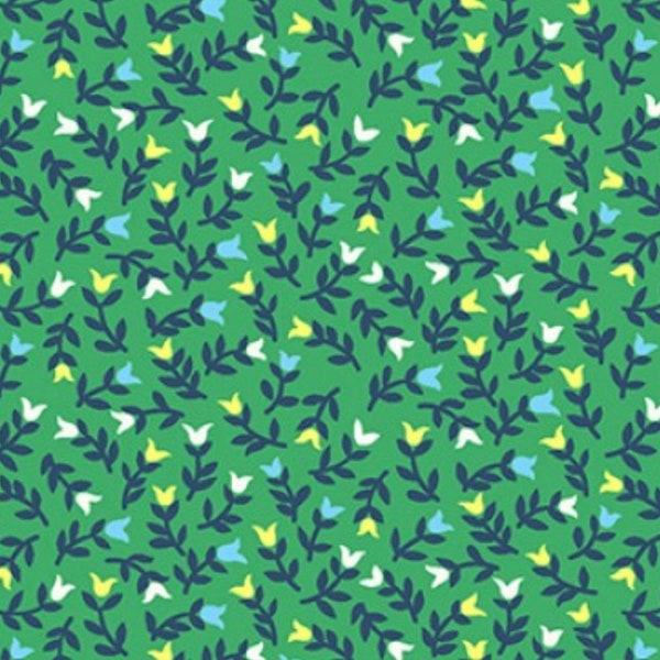 Lawn Multi Calico Darling by Denyse Schmidt Collection Green 1930’s Reproduction Fabric #53036-10