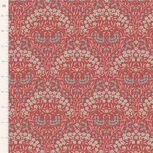 Tilda Fabrics Sanctuary Larissa Rhubarb Quilt Fabric #TIL100565-V15