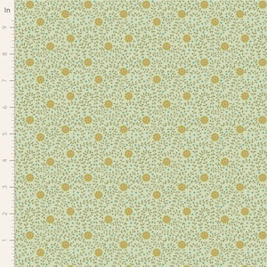 Tilda Fabrics Sanctuary Daisydream Pistachio Quilt Fabric #TIL100578-V15