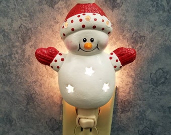 Snowman nightlight