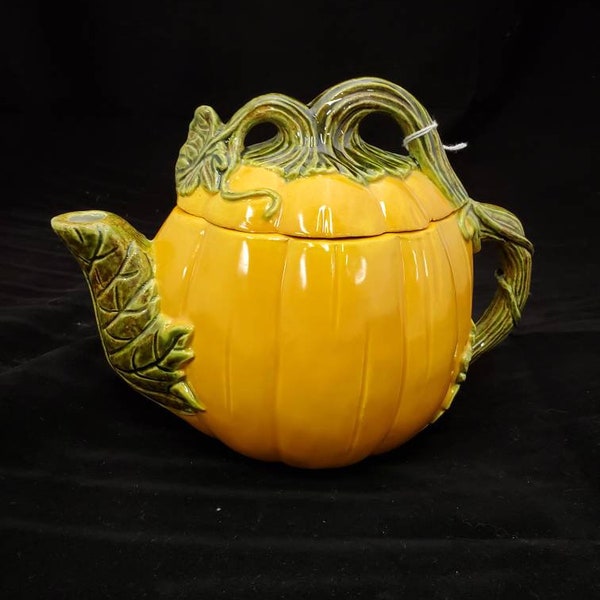 Pumpkin Teapot Etsy