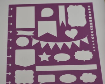 Stencil for the BIG Happy Planner