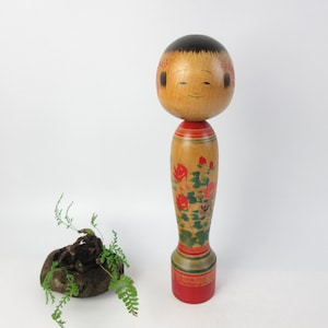 Japanese Vintage Kokeshi Doll,  by Ishiyama Sanshiro