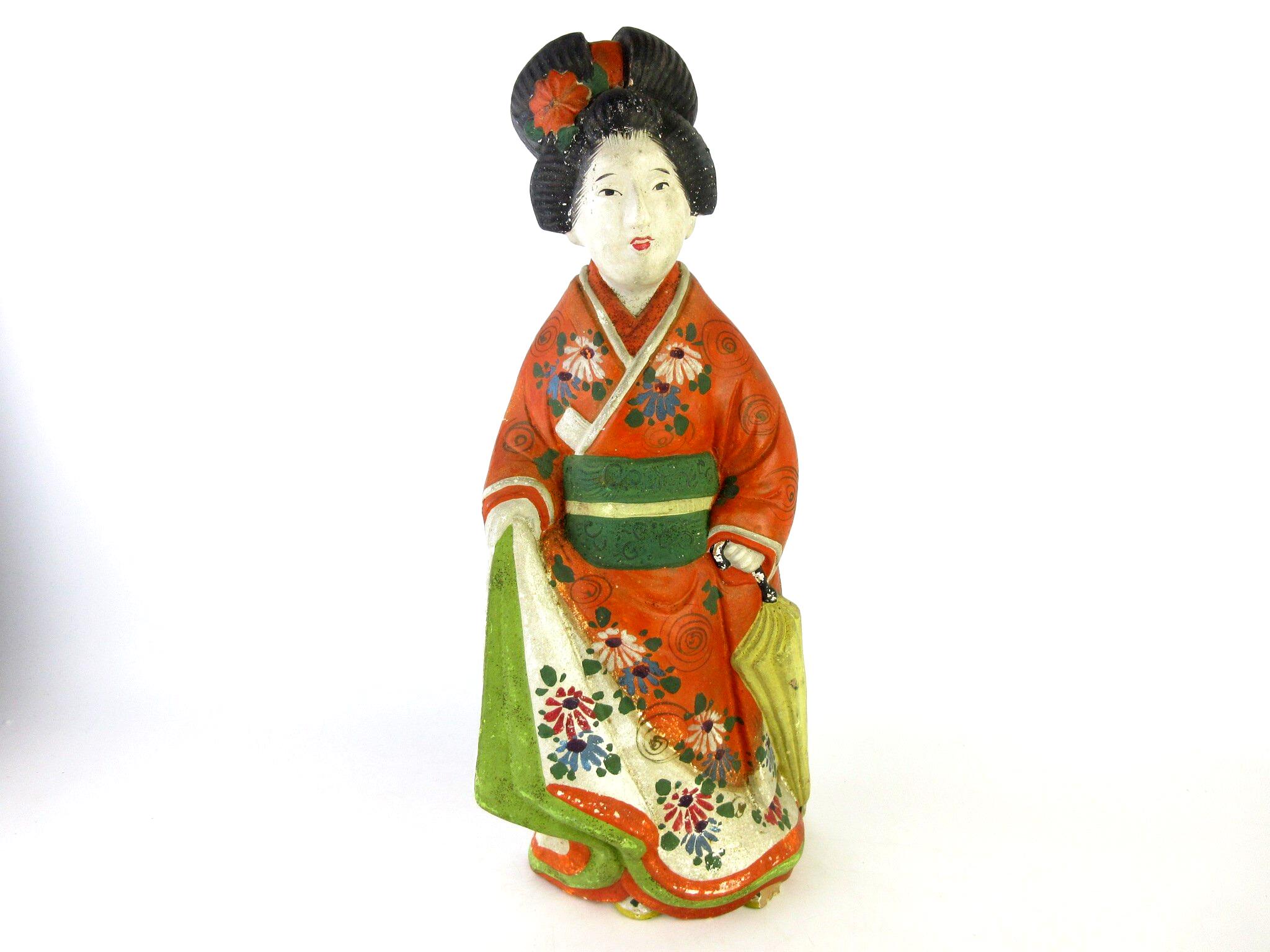 日本のアンティーク土人形、長浜人形 - Etsy 日本