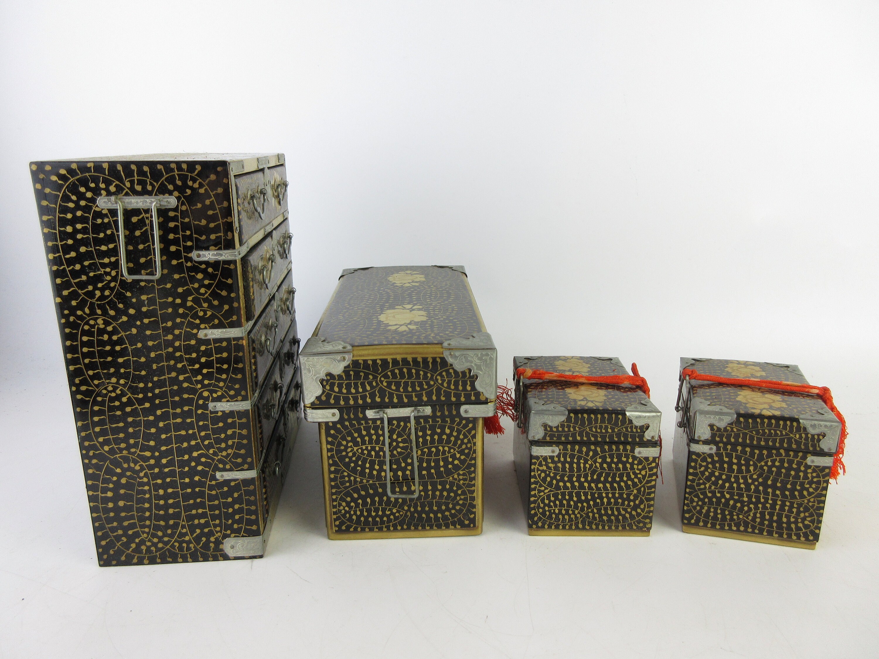 Japanische Vintage Miniatur Möbel Kommode und 3 | Etsy