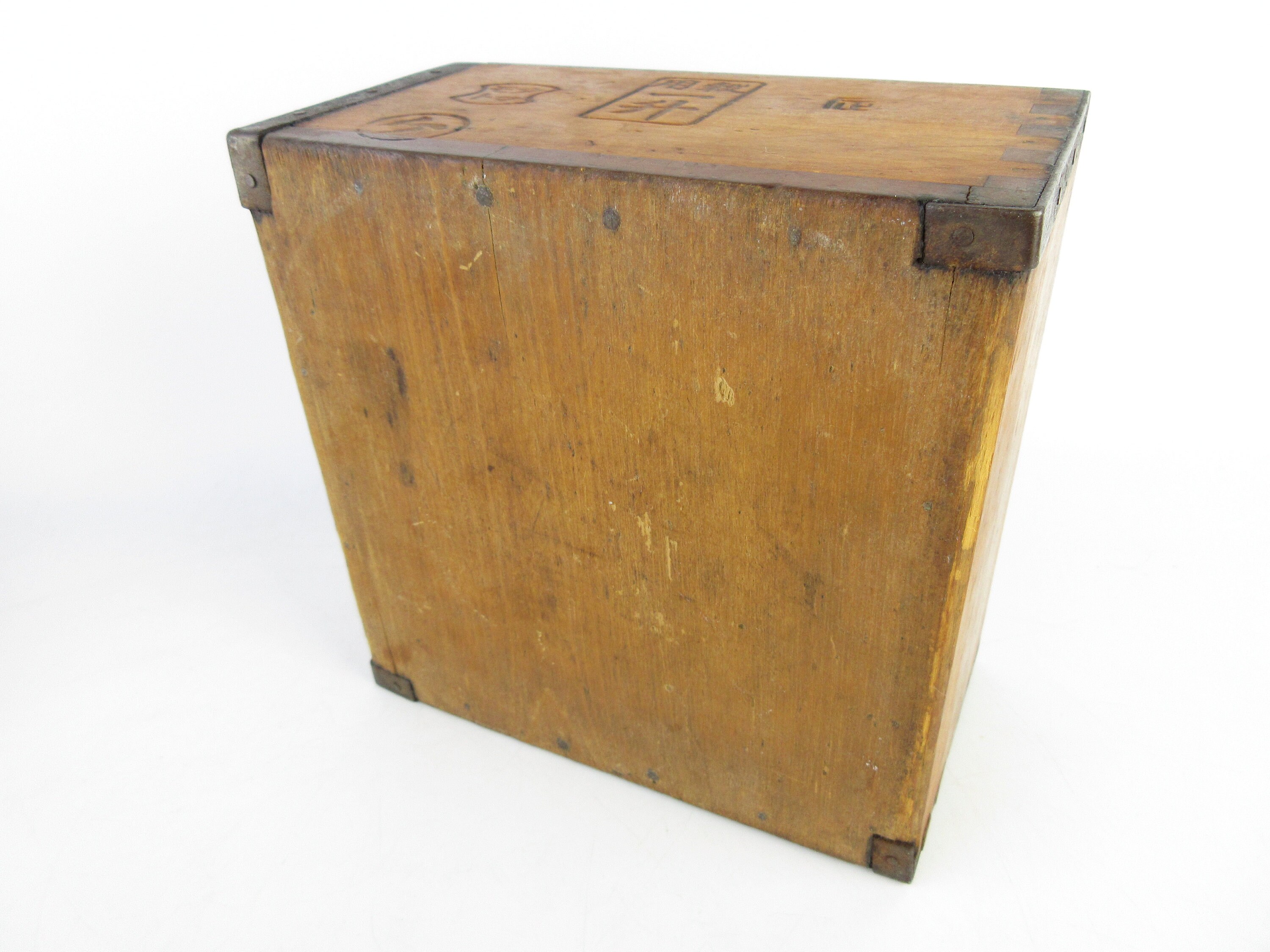 Japanese Vintage Measuring Box shabby box Etsy