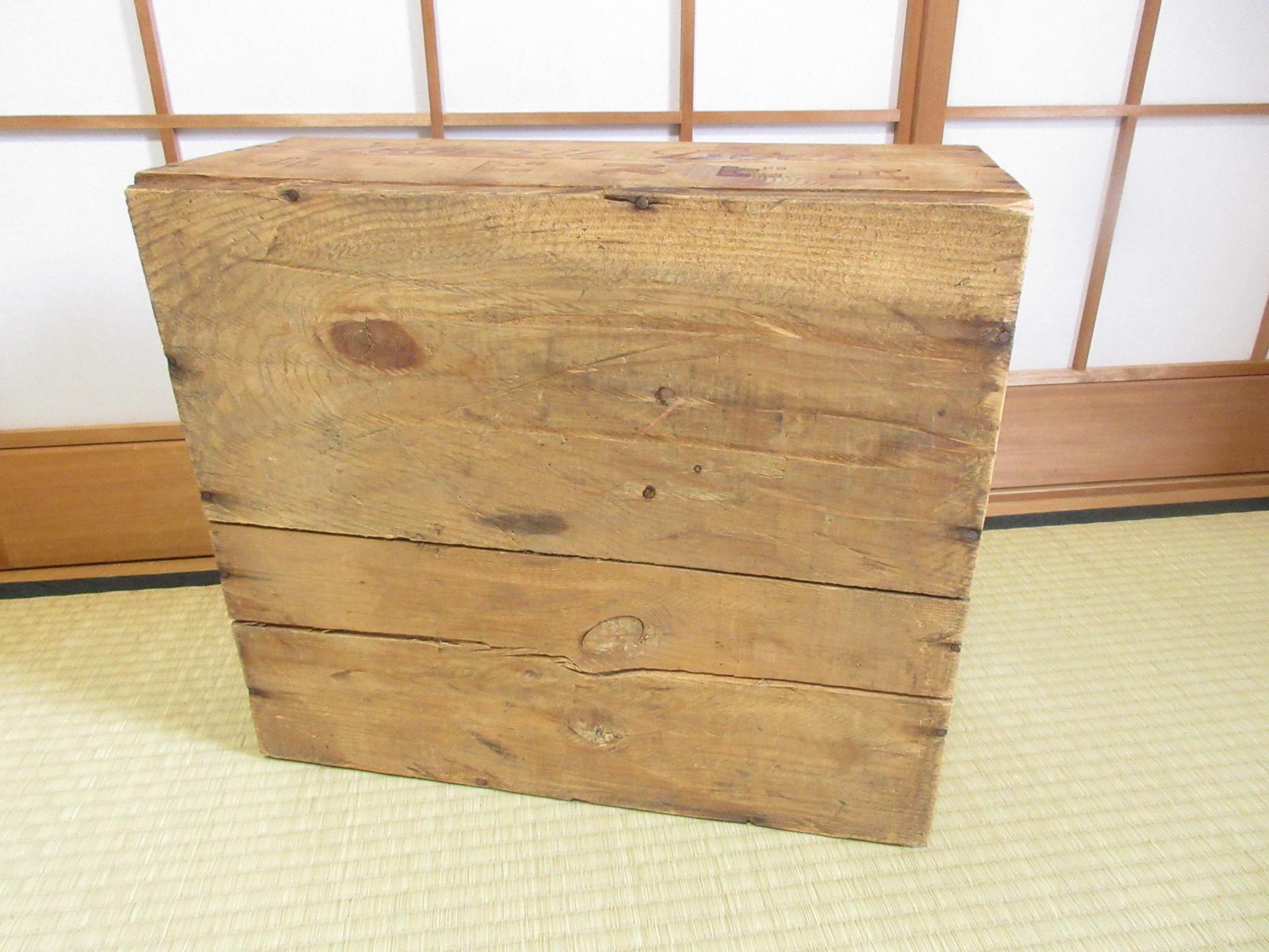 日本のアンティーク木箱、「恵比寿ビール」 - Etsy 日本