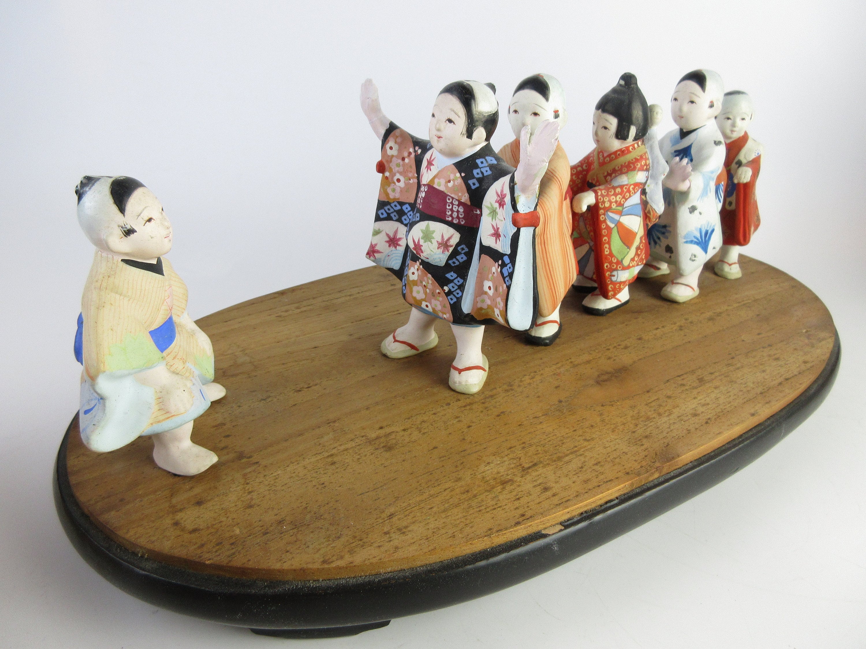 Japanese Vintage HAKATA Doll Clay dolls Children playing the Etsy