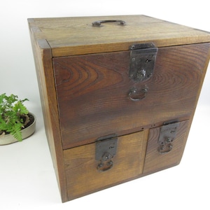 Japanese Vintage Wooden Small Drawers
