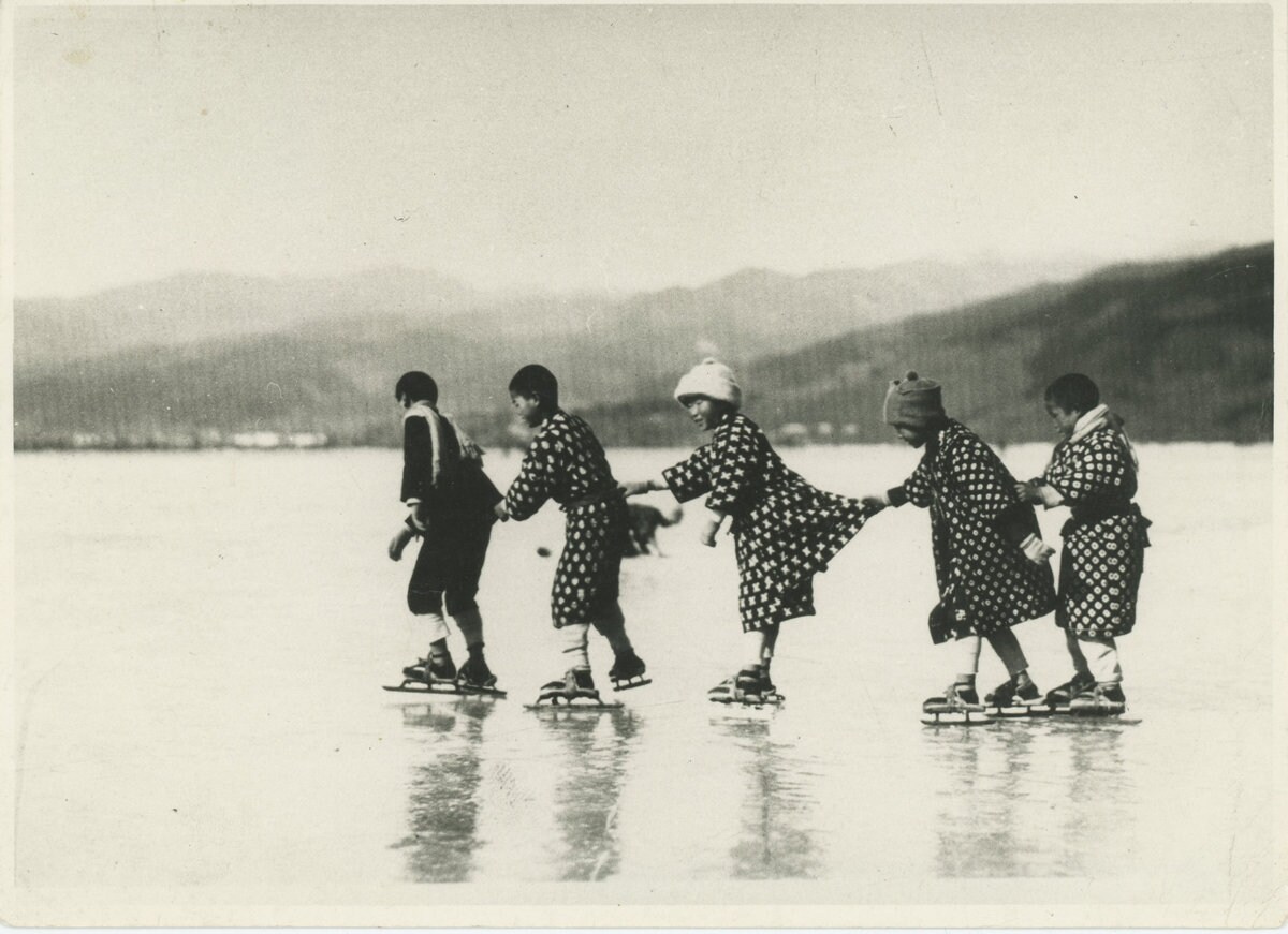 Ref3、日本のアンティークアイススケート、下駄 - Etsy 日本