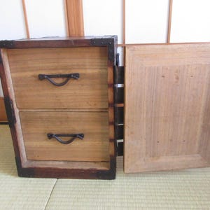 Japanese Antique Wooden Small Drawers