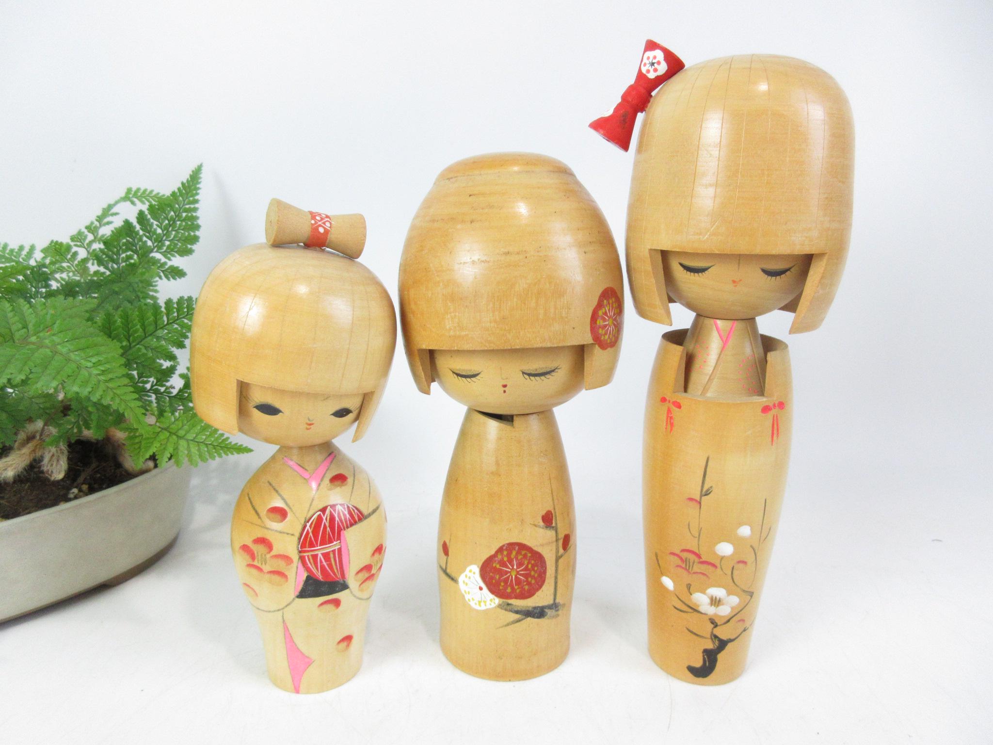 Vintage kokeshi doll - Etsy 日本