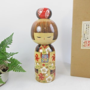 Japanese Vintage Kokeshi Doll, by Kojo