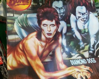 David Bowie LP vinyl record Diamond Dogs