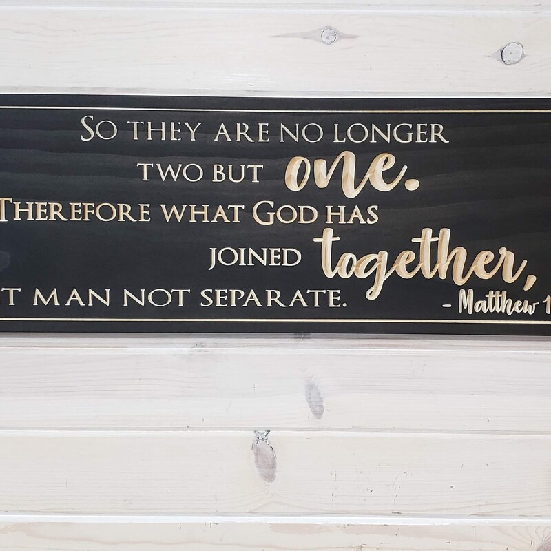 Matthew 19 6 - Etsy
